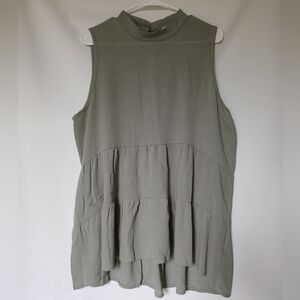 FSL Apparel Womens Top Size Sm Sage Green Made In USA